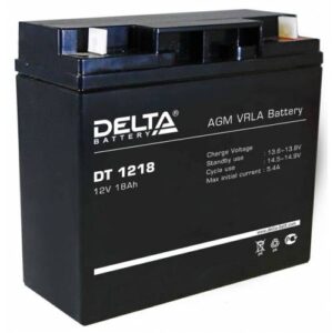DELTA DT Аккумуляторы для систем безопасности и контроля