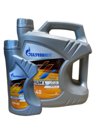 Моторное масло GAZPROMNEFT Premium L 5W40 промо №124 (4+1)