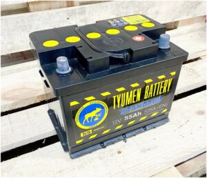 Аккумуляторная батарея  6СТ-55LR CA/CA TYUMEN BATTERY STANDARD о.п. 525 A (242*175*190)