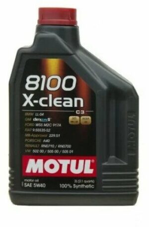 Моторное масло MOTUL 8100 X-CLEAN 5W-40 1 л. │SN C3  GEN2 (1/12)