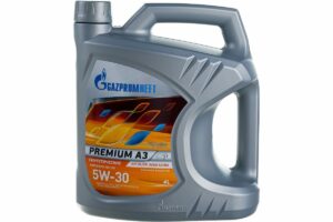 Моторное масло GAZPROMNEFT PREMIUM A3 5W-30 4 л. │SL/CF A3/B4  (1/4)