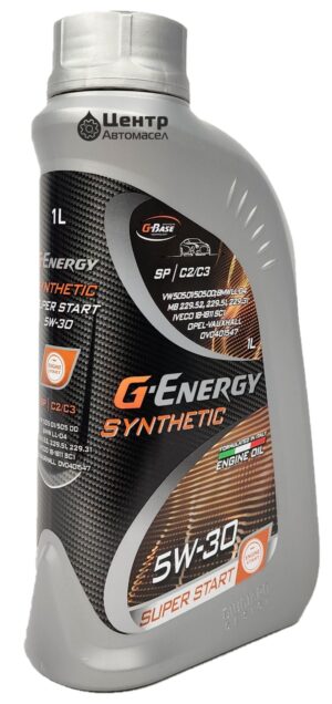 Моторное масло G-ENERGY SYNTHETIC SUPER STAR 5W-30 1 л. │SP C2/C3  (1/12)
