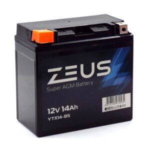 Аккумулятор ZEUS SUPER AGM 14Ah [СТ1214 YTX14-BS) AGM12-12] (150*87*145) п/п