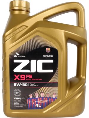 Масло моторное ZIC X9 5W-30 синт. 4 л. │SL