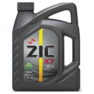 Масло моторное ZIC X7 DIESEL 10W-40 синт. 6 л. │CI-4/SL