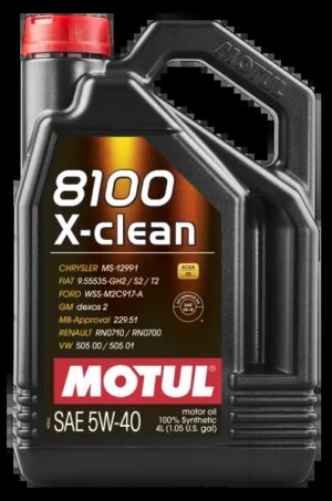 Моторное масло MOTUL 8100 X-CLEAN 5W-40 4 л. │SN C3   (1/4)