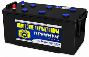Аккумулятор TYUMEN BATTERY PREMIUM 6СТ-145.4 Ah (1020 A) (513*189*236) Конус п/п
