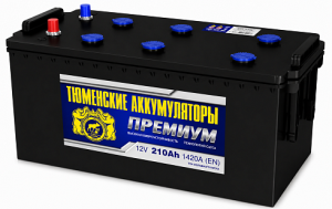 Аккумулятор TYUMEN BATTERY PREMIUM 6СТ-220.3 Ah (1450 A) (518*228*238) Конус о/п