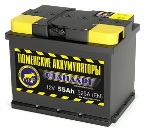 АКБ "Тюменские Акумуляторы" Стандарт 6СТ-55L А/ч (525 A) (242*175*190) (L2)│ (Россия) п/п