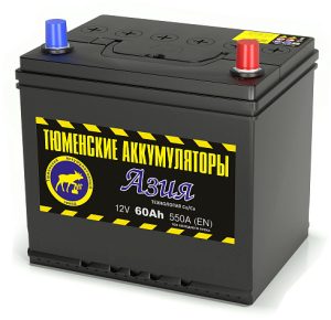 АКБ "Тюменские Акумуляторы" Азия 6СТ-60LR А/ч (550 A) (230*175*225) (D23)│ (Россия) о/п