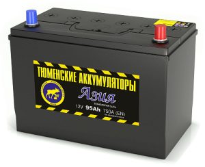 АКБ "Тюменские Акумуляторы" Азия 6СТ-95L А/ч (750 A) (303*175*225) (D31)│ (Россия) п/п