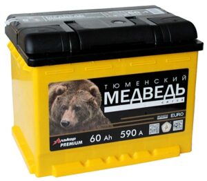 Аккумулятор   60 Ah (L2) (242*175*190) (590 A) Т.МЕДВЕДЬ п/п