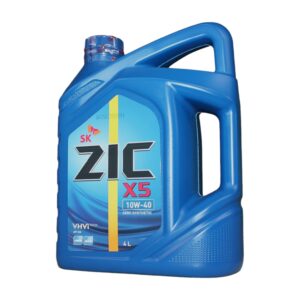 Масло моторное ZIC X5 10W-40 п/синт. 4 л. │SN
