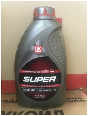 Масло моторное Лукойл 10w40 п/с СУПЕР 1л (SG/CD) /кор.12шт/
