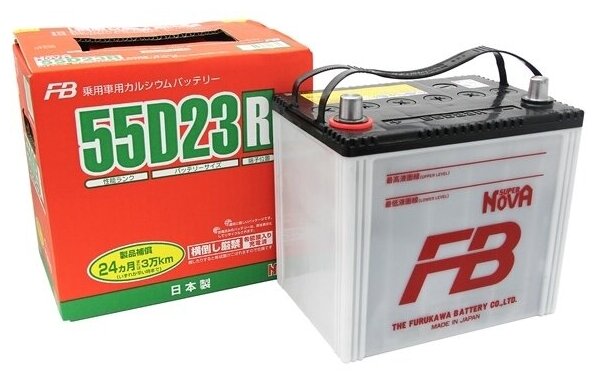 Аккумулятор FB SUPER NOVA 55D23L 60 A/ч о/п (550A EN) (230x169x227)