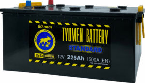 Аккумулятор TYUMEN BATTERY STANDARD 6СТ-225.3 Ah (1500 A) (518*274*230) Конус о/п