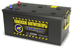 Аккумулятор TYUMEN BATTERY STANDARD 6СТ-225.3 Ah (1500 A) (518*274*230) Конус о/п