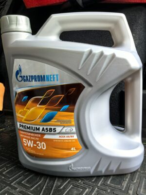 Масло моторное GAZPROMNEFT Premium А5В5 5W30 4 л.
